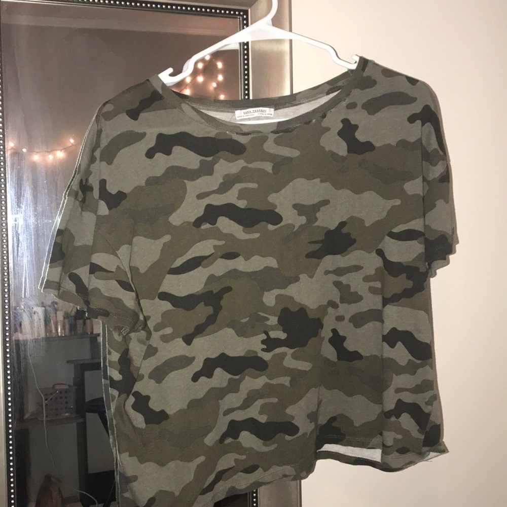 Zara Camouflage shirt